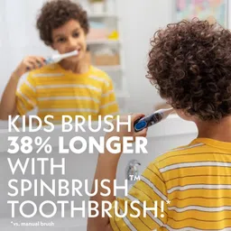 arm & hammer Kid’s Spinbrush Spiderman Powered Toothbrush Medium Toothbrush image 3