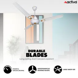 activa APSRA DECO 5 STAR 1200 3 Blade Ceiling Fan image 2