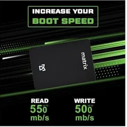 MATRIX SATA III 256 GB All in One PC's, Desktop, Laptop Black SATA III Internal Solid State Drive (SSD) (SST256GA-L) image 3
