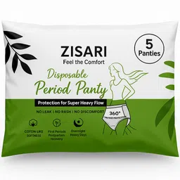 zisari Pack of 5 Women Disposable White Panty-picture-16