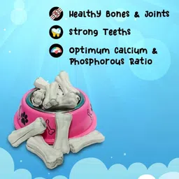 pet clue Dog Pet Food 3 Inch Pack of 28 Calcium Treat Bone & Twisted Chicken Dog Chew Chicken Dog Chew image 2