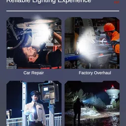 tansha ZOOMABLE LED Metal Torch) 4 Modes Flashlight, Super Bright 3 hrs Torch Emergency Light image 4