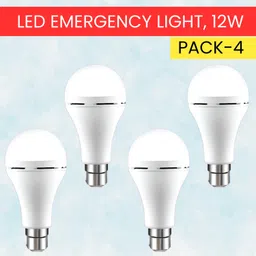 sacro 12W Rechargeable Inverter LED Bulb with Upto 4H.Power Cut Lighting Pack of_4O64 4 hrs Bulb Emergency Light-picture-27
