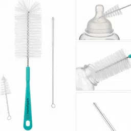homespark 360° Rotating Baby Bottle Brush with Nipple & Straw Cleaner | BPA-Free-picture-11
