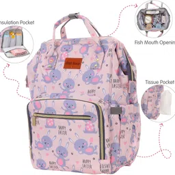 1st step Smart, Multi-Functional Waterproof Handbag with Shoulder Strap for Mother Travel Backpack Diaper Bag image 2