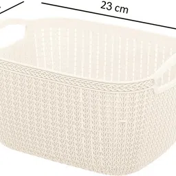 homestic Plastic Storage Basket image 2
