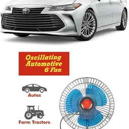genipap Oscillating Fan 6 Inch 12V Automotive For Car/Truck/Auto rickshaw-PKN1200 Car Interior Fan-picture-27