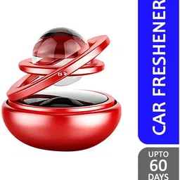 selifaur Double Red Ring Solar Energy Car Air Freshener Orange 150ml Diffuser-picture-17