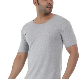 Selfcare Selfcare Men Polycotton Lycra Solid Thermal Half Sleeve Round Neck Top|SW1099 Men Top Thermal image 4