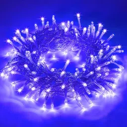 gigawatts 38 LEDs 10.5 m Blue Steady Bulb Rice Lights-picture-27