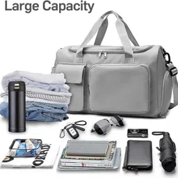 lifeindia 41 L Gym Duffel Bag - Luxury Fashion Fitness Bag in Oxford Material with Multifunctional Open - Multicolor-picture-37