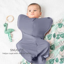 cocoon care Bamboo Cotton Arms Up Swaddle Sleeping Pod for Baby Sleeping Bag image 5