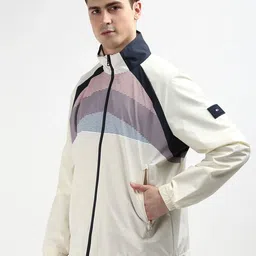 Tommy Hilfiger Colorblock Regular Fit Polyester Jacket Colorblock Men Wind Cheater image 4