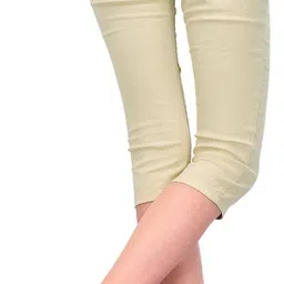 fashion cult Women White Capri image 3