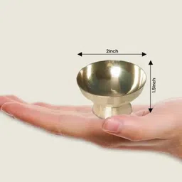 shri krishna store Pure brass Diya Brass Table Diya-picture-10