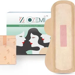 Natural Bamboo Biodegradable Sanitary Napkin with 4X Absorption | 240 mm (Large) Sanitary Pad-image-14