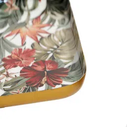 august collectives Multicolor Iron Tropical paradise (Set of 4) Side Plates image 4