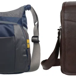 goodina Brown, Grey Men Sling Bag mens bag cross body Sling Shoulder Bag-picture-13