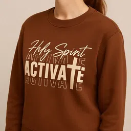 kpesto Women Full Sleeve Graphic Print, Printed Sweatshirt image 3