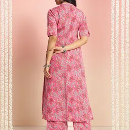 divastri Women Cotton Rayon Kurta Palazzo Set image 2