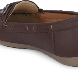 karaddi PU Synthetic Leather Loafers For Women image 3