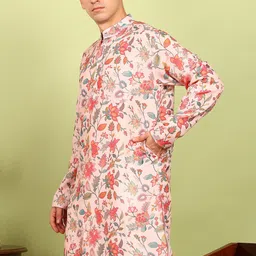 fubar Men Cotton Blend Kurta Pyjama Set image 4