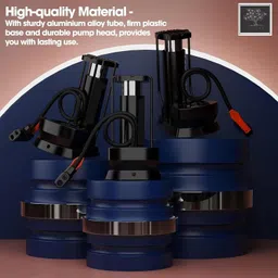 swashtkon Bicycle High Pressure Foot Air Pump for Cycles, Balloons, Footballs and Tyres| Bicycle Pump image 2