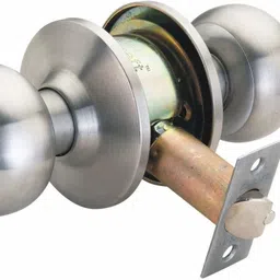 met craft Classic Stainless Steel Cylindrical Door Lock Silver Finish With 3 Ultra Keys Lock image 4