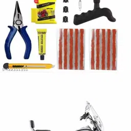 New Puncture Repair Tool Kit With (Storage Bag ) For QC 1 Tubeless Tyre Puncture Repair Kit-image-1