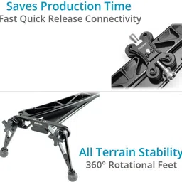 Proaim 2ft/ 60cm / 24" Curve and Line DSLR Video Camera & Camcorder Slider SL-CNL-2 Camera Rig image 5