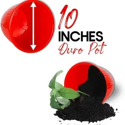 snshopee Heavy Duty 10 inch dia. Vase Planters Flower Pots Plant Container Set image 3