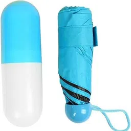 uma Mini Compact Umbrella Windproof Travel Sun &Rain with capsule Cas Umbrella-picture-35