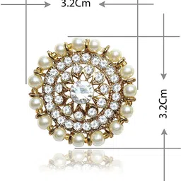 Reesha jewel 125 Alloy Stud Earring image 3