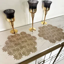 lavichitra Round Pack of 6 Table Placemat image 3