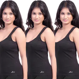 digsel cottons Women Black Camisole image 3