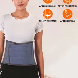 healntrust Abdominal belt after delivery for tummy reduction Shapewear Post pregnancy belt Back / Lumbar Support image 2