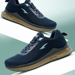 asian Missile-01 navy Running Shoes for Men I Sport Shoes for Boys with Transparent Sole Technology | Crystal look cushion eva midsole for Extra Jump I Memory Foam Insole Running Shoes For Men-picture-19