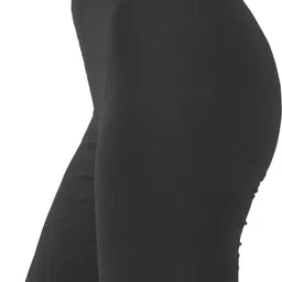 ckarfe Solid Women Black Basic Shorts image 3