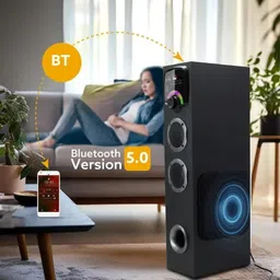 DRUMSTONE 60W Tower Bluetooth Speaker with Deep Bass 60 W Bluetooth Soundbar image 4