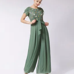 miss chase Embroidered Women Jumpsuit image 2