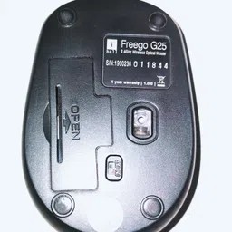 iball Freego G25 Black Wireless Ambidextrous Optical Mouse image 3