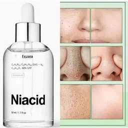 fezora Natural Niacid Face Serum - 10% Niacinamide,skin Brightening Serum, Anti-Aging image 3