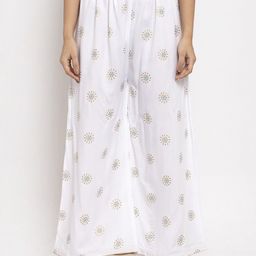 Clora Creation Women Ethnic Motifs Printed Wide Leg Palazzos-picture-12