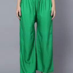 Trendzmy Women Flared Plain Slip-On Palazzos-picture-18