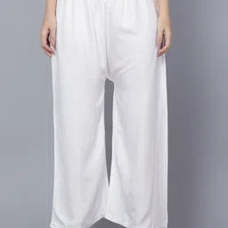 Trendzmy Women Flared Plain Slip-On Palazzos-image-84