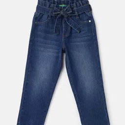 United Colors of Benetton Infant Girls Mid-Rise Clean Look Light Fade Jeans-picture-56