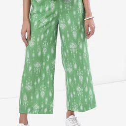 Vishudh Women Paisley Printed Straight Fit Palazzos-picture-41