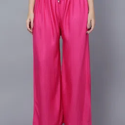 Trendzmy Women Flared Plain Palazzos-picture-21