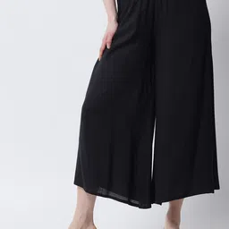 MARC LOUIS Women Flared Cropped Palazzos-image-18