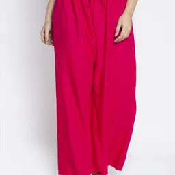 GRACIT Women Yellow & Pink Pack of 2 Flared Ethnic Palazzos image 4